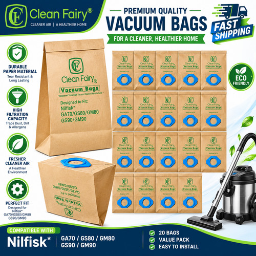 Nilfisk gm80 vacuum dust bags - gm80,