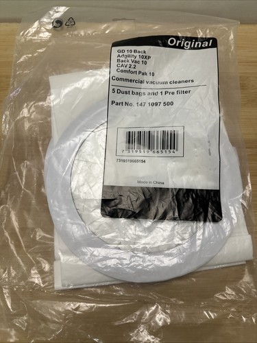 Nilfisk gd10 vacuum bags - gd10,