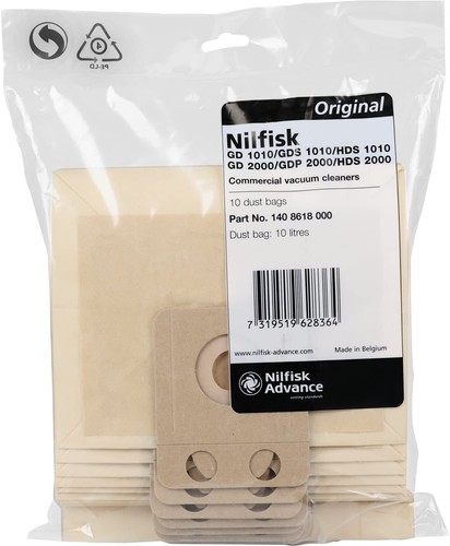 Nilfisk vacuum bag fits - vacuum, gd